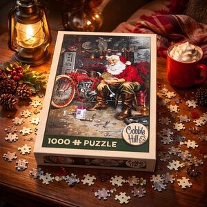 Cobble Hill “ Santa’s Flying Merkel” Puzzle - 1000 Piece